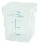 Winco PCSC-18C, Square Food Storage Containers