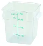 Winco PCSC-4C, Square Food Storage Containers